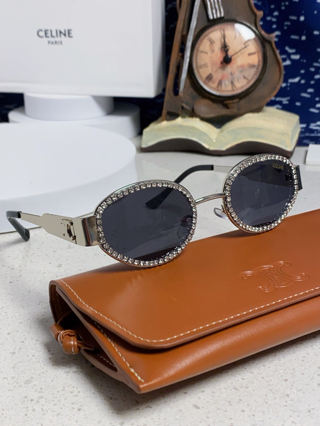 Celine Round Silver Lens Sunglasses for Men & Women - 431995 - detail image 10