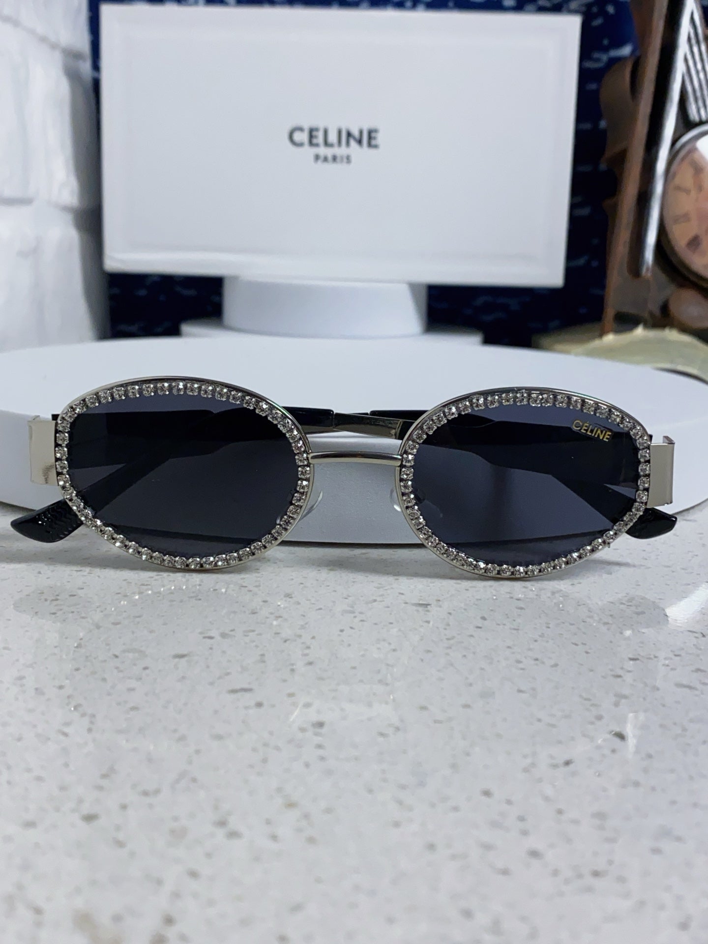 Celine Round Silver Lens Sunglasses for Men & Women - 431995 - detail image 9