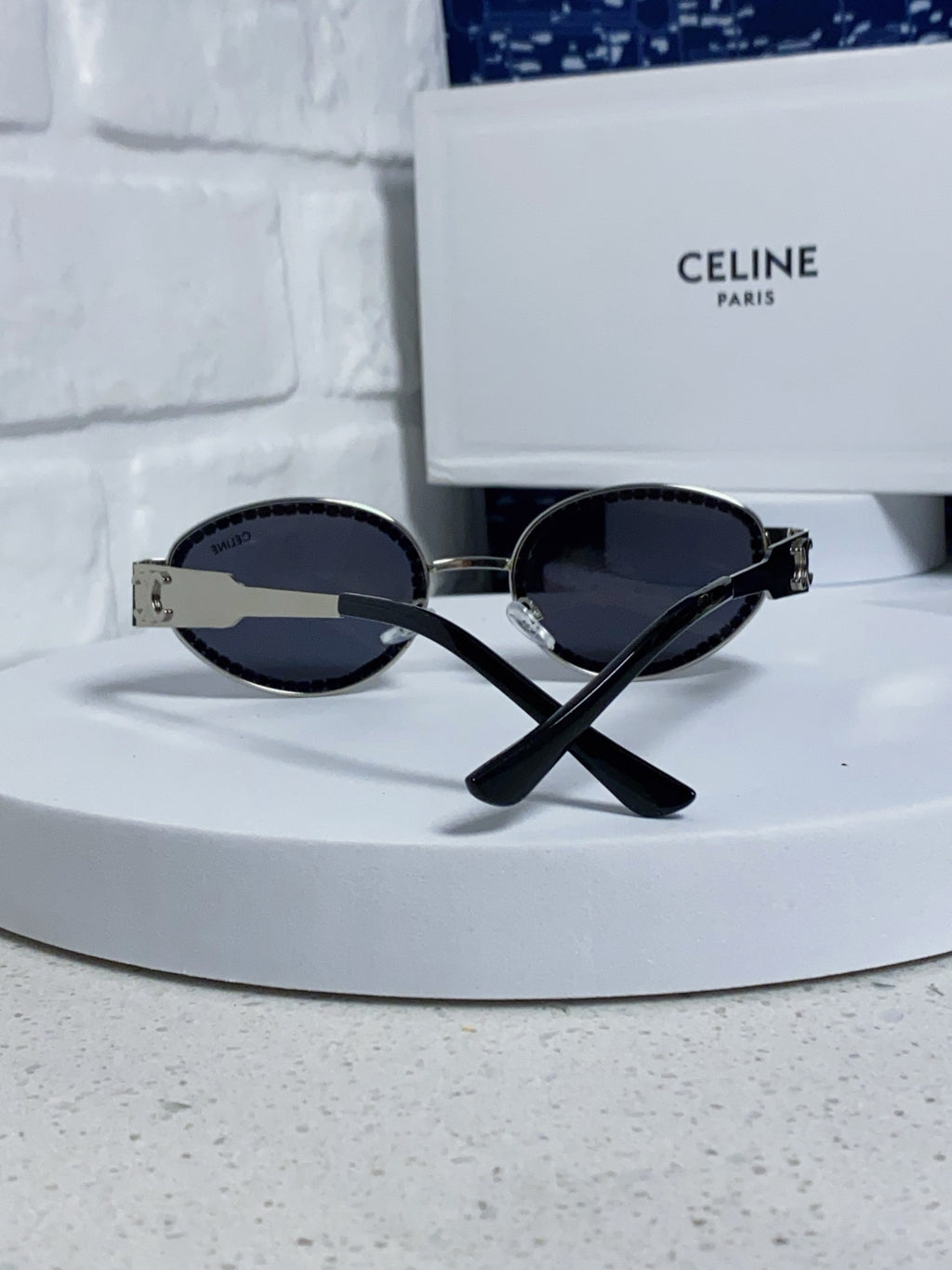 Celine Round Silver Lens Sunglasses for Men & Women - detail image 3