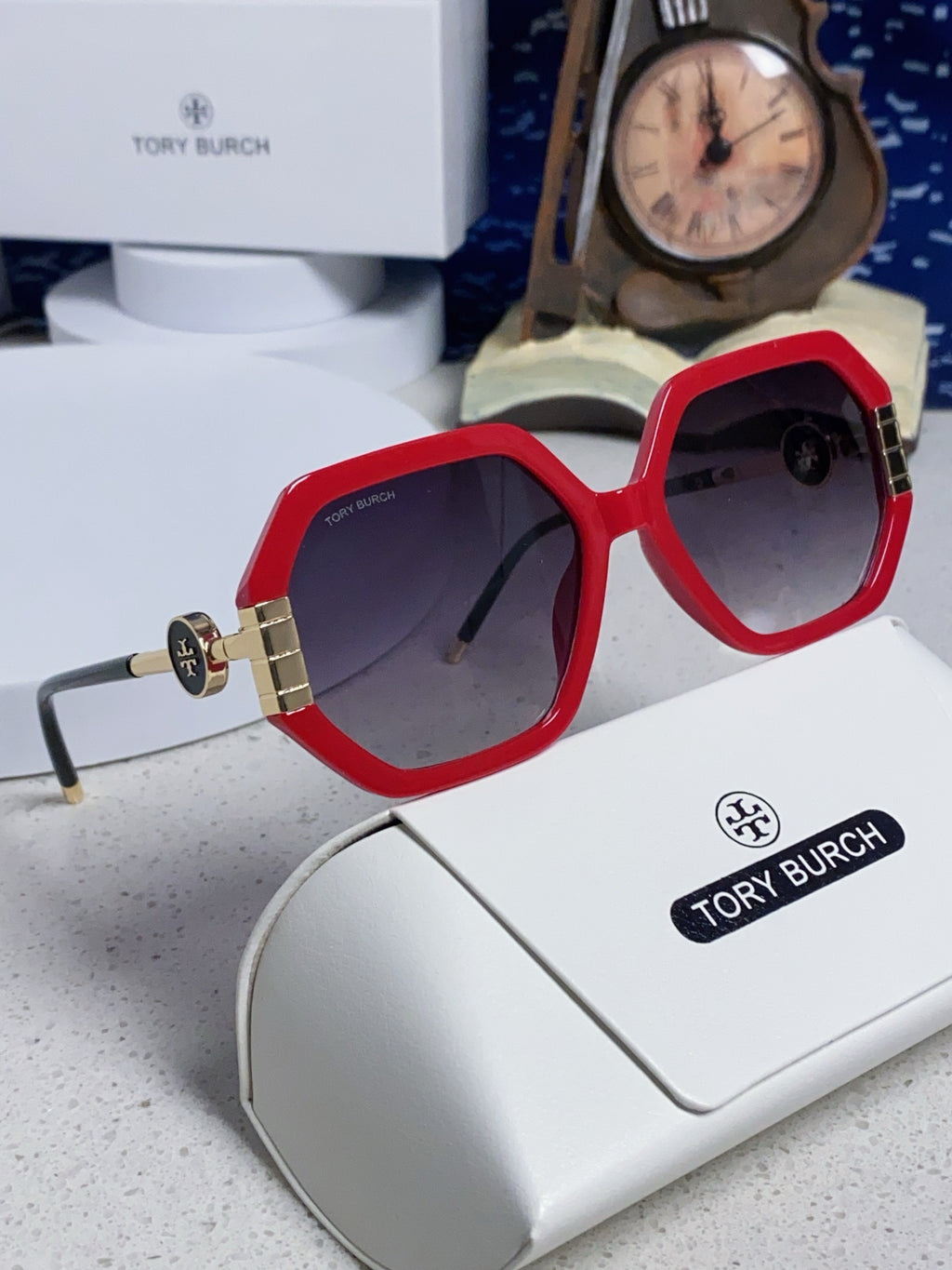 Burberry Fashion Red Lens Sunglasses for Men & Women - detail image 10