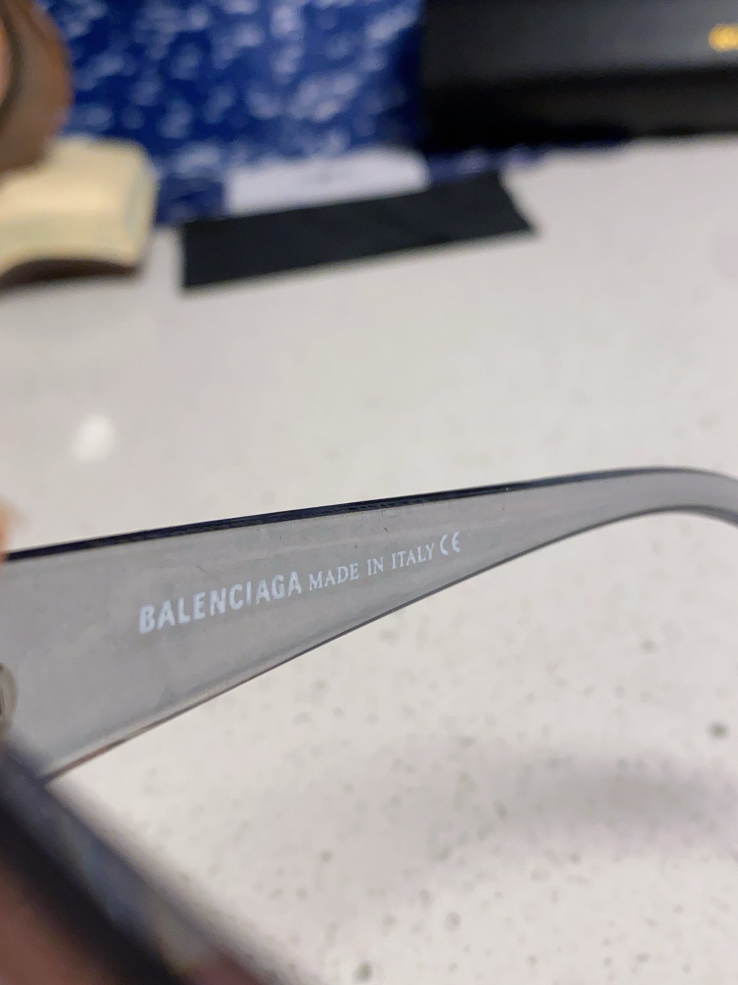 Balenciaga Browline Silver Lens Sunglasses for Men & Women - 358644 - detail image 8