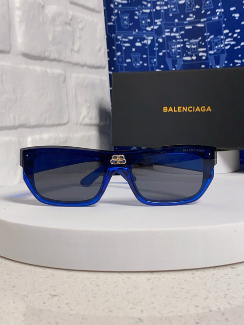 Balenciaga Browline Blue Lens Sunglasses for Men & Women - detail image 2