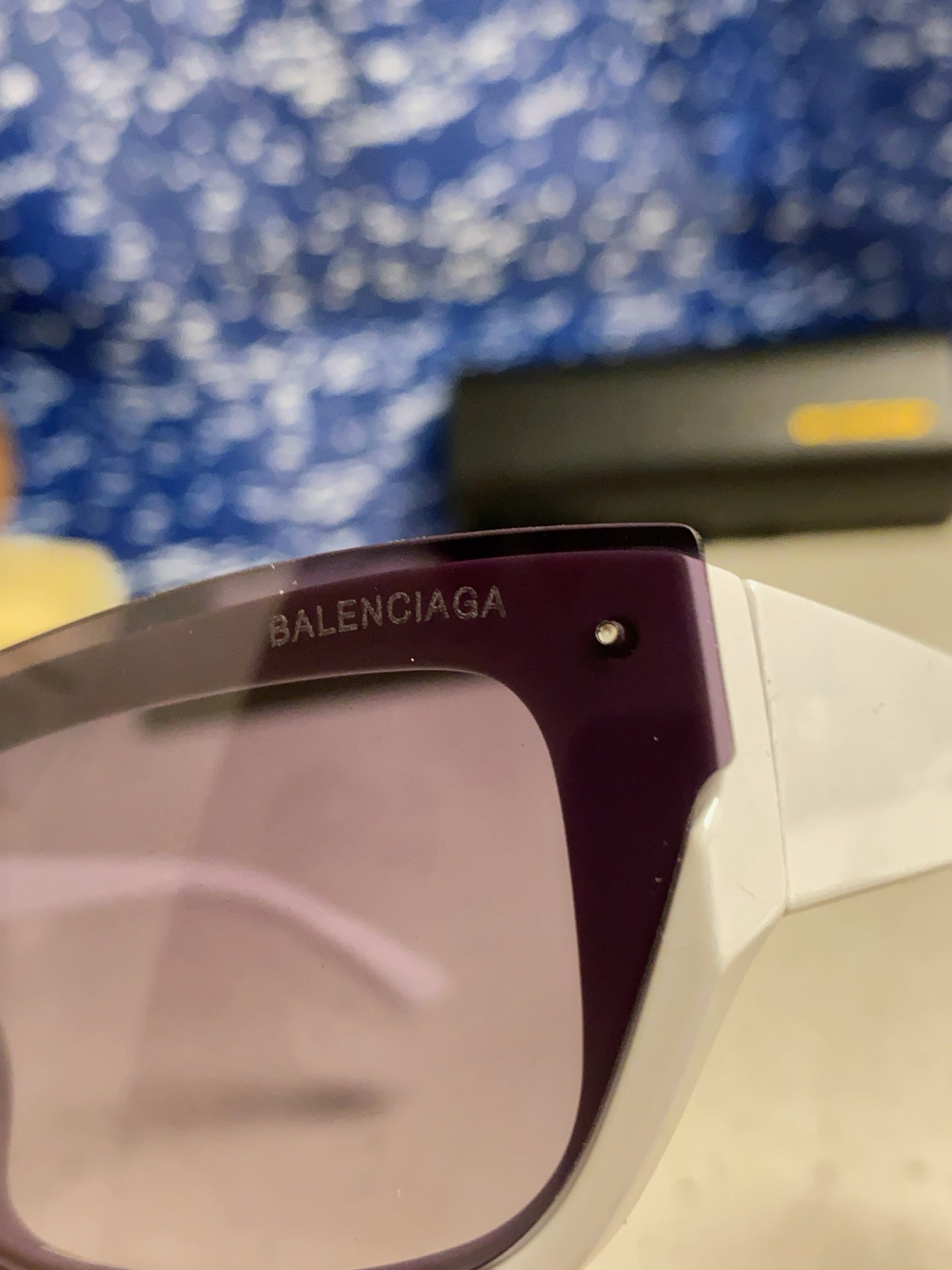 Balenciaga Browline Silver Lens Sunglasses for Men & Women - detail image 7