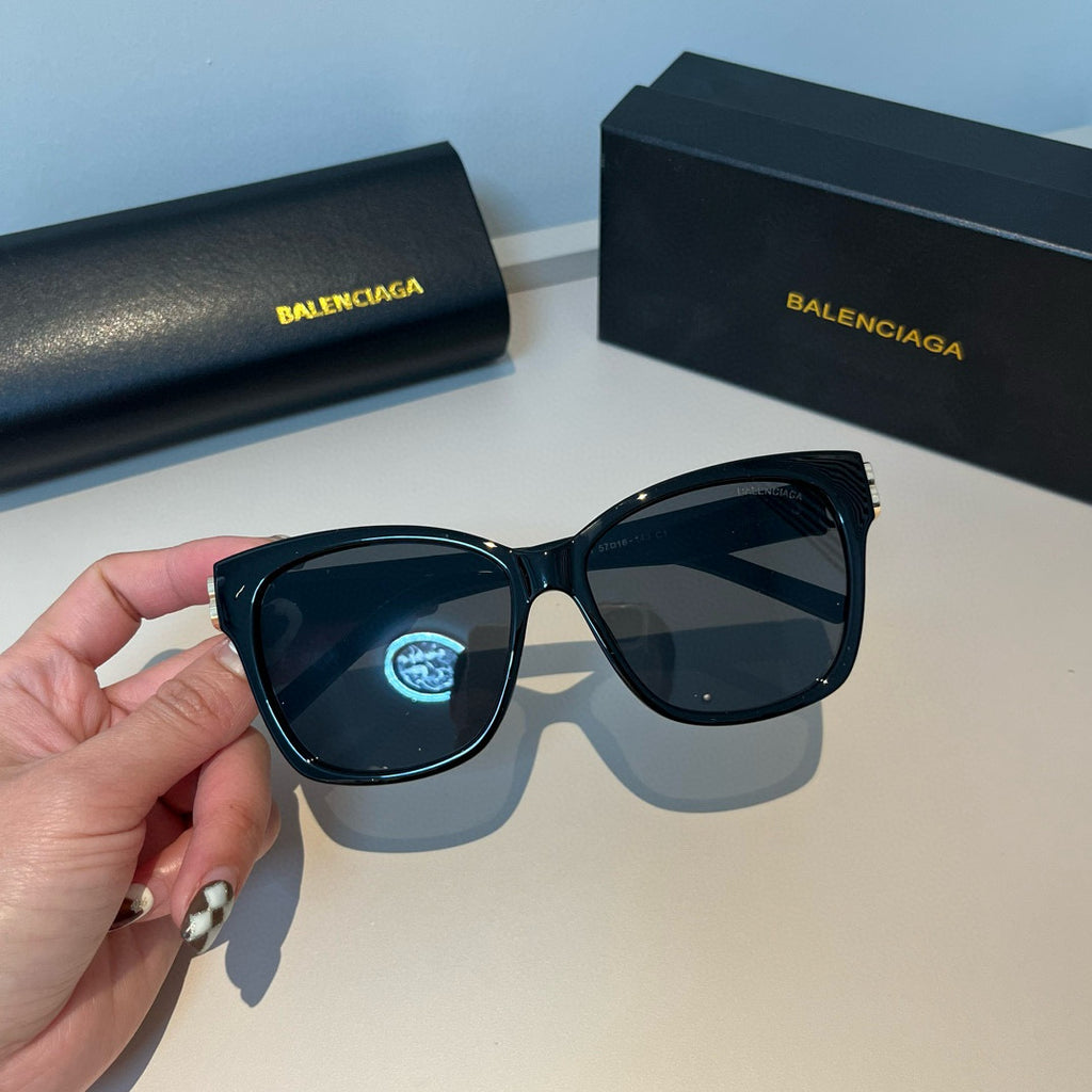 Balenciaga Folding Square Black Lens Sunglasses for Men & Women - 998340 - detail image 5