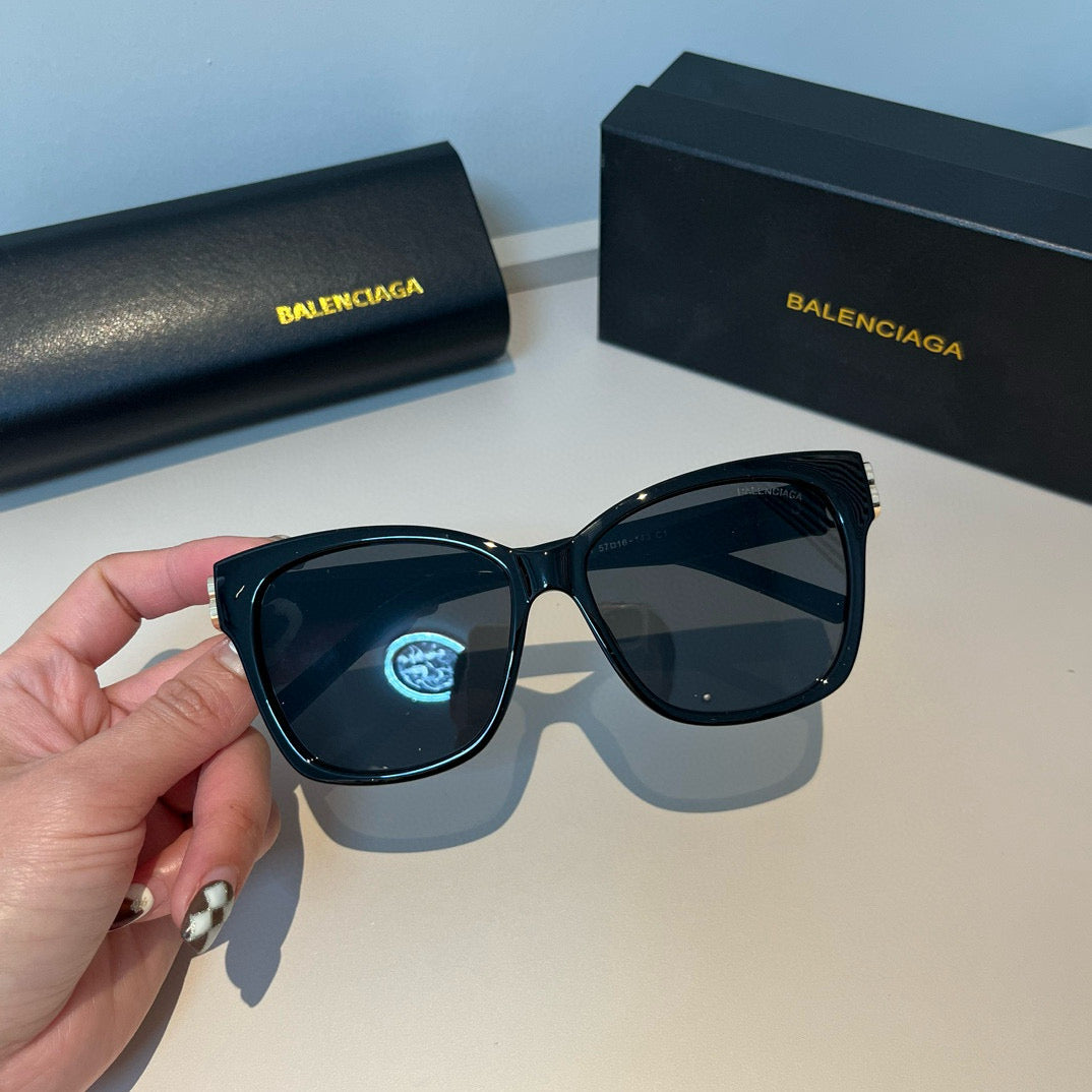 Balenciaga Folding Square Black Lens Sunglasses for Men & Women - 998340 - detail image 5