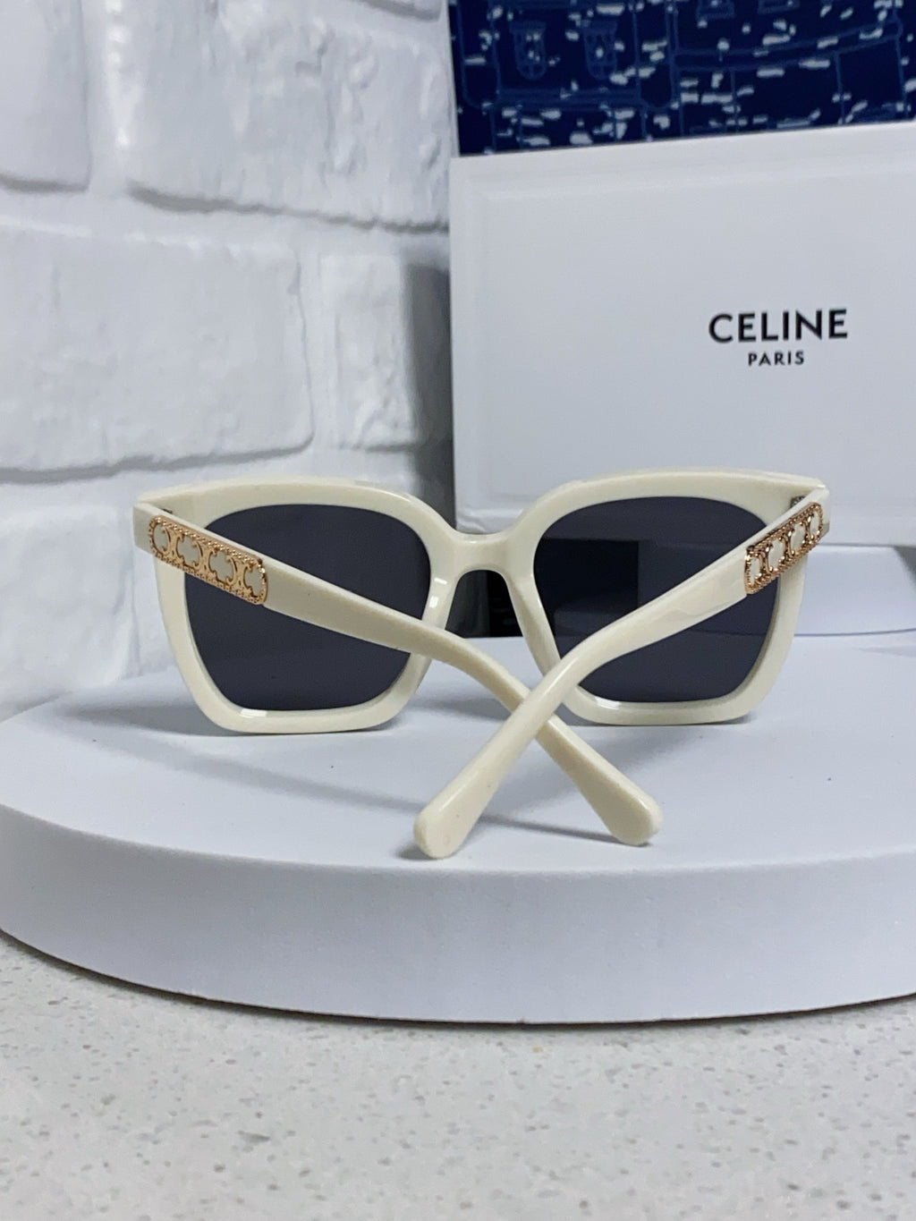 Celine Square Black Lens Sunglasses for Men & Women - 934643 - detail image 3