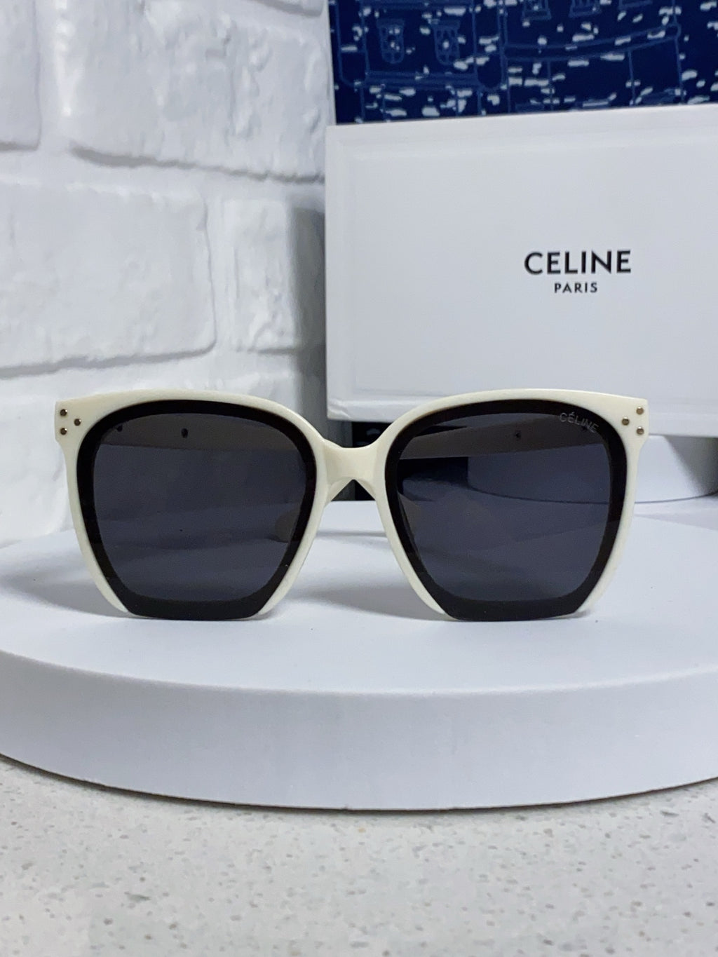 Celine Square Black Lens Sunglasses for Men & Women - 934643 - detail image 2