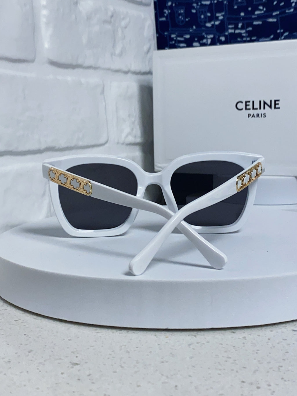 Celine Square Black Lens Sunglasses for Men & Women - 934644 - detail image 3