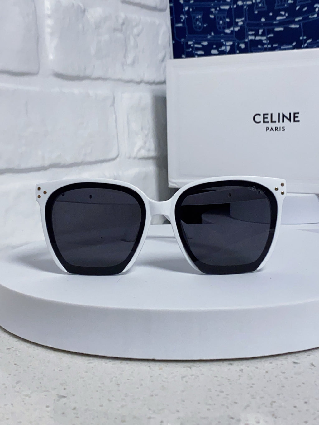 Celine Square Black Lens Sunglasses for Men & Women - 934644 - detail image 2