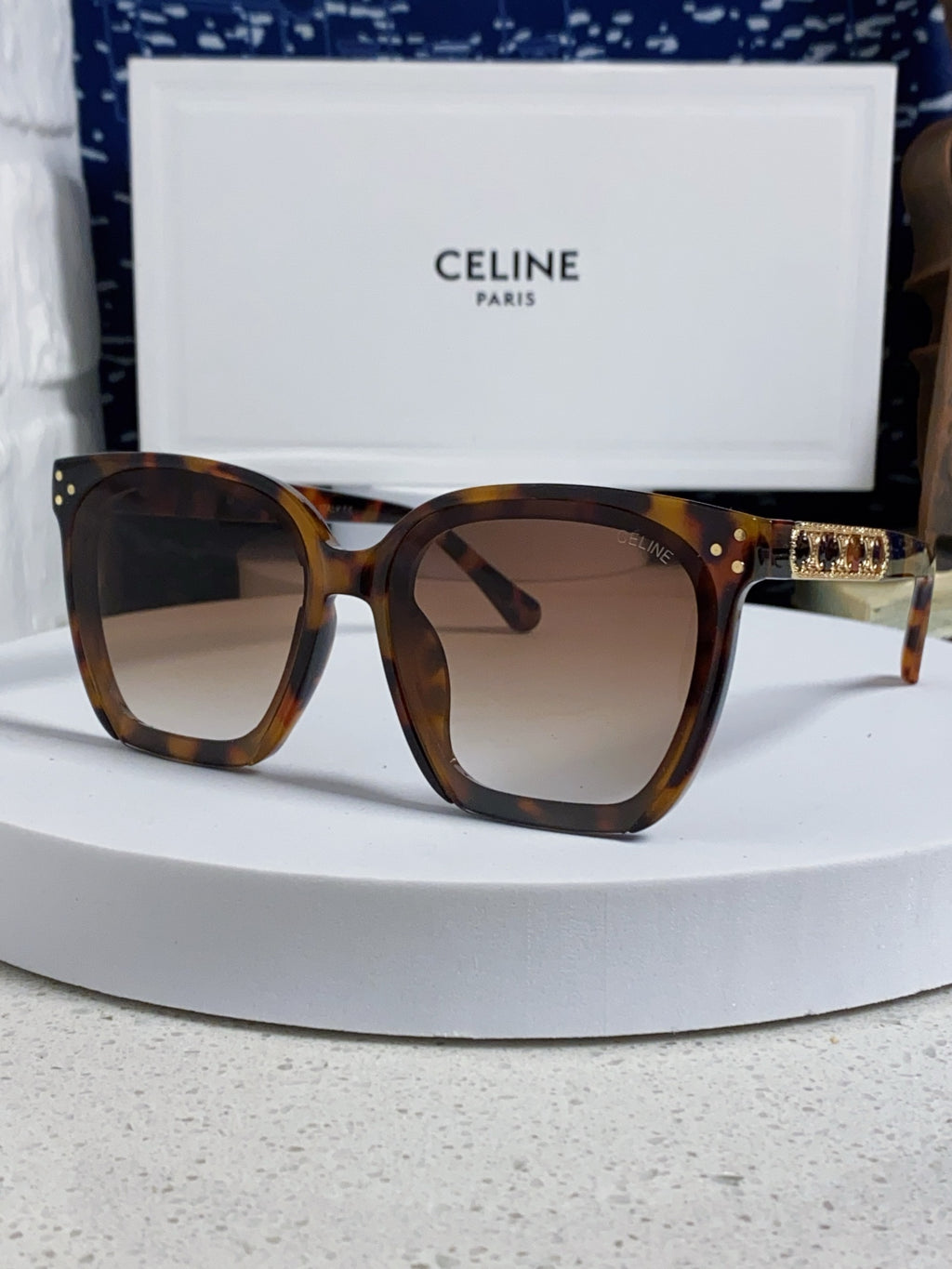 Celine Square Brown Lens Sunglasses for Men & Women - 372022