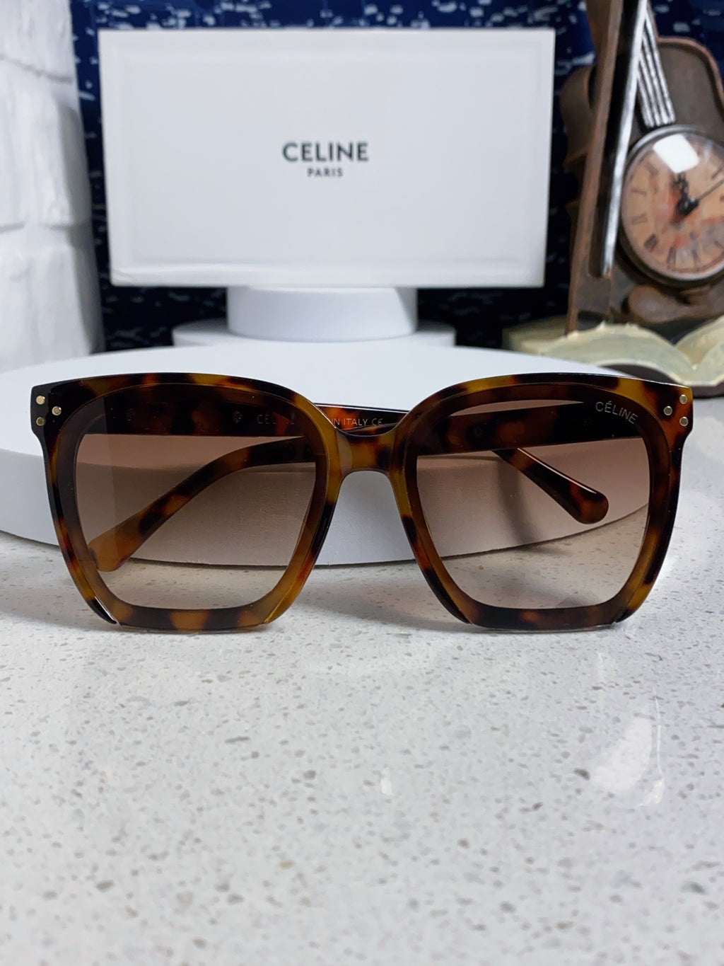 Celine Square Brown Lens Sunglasses for Men & Women - 934645 - detail image 9