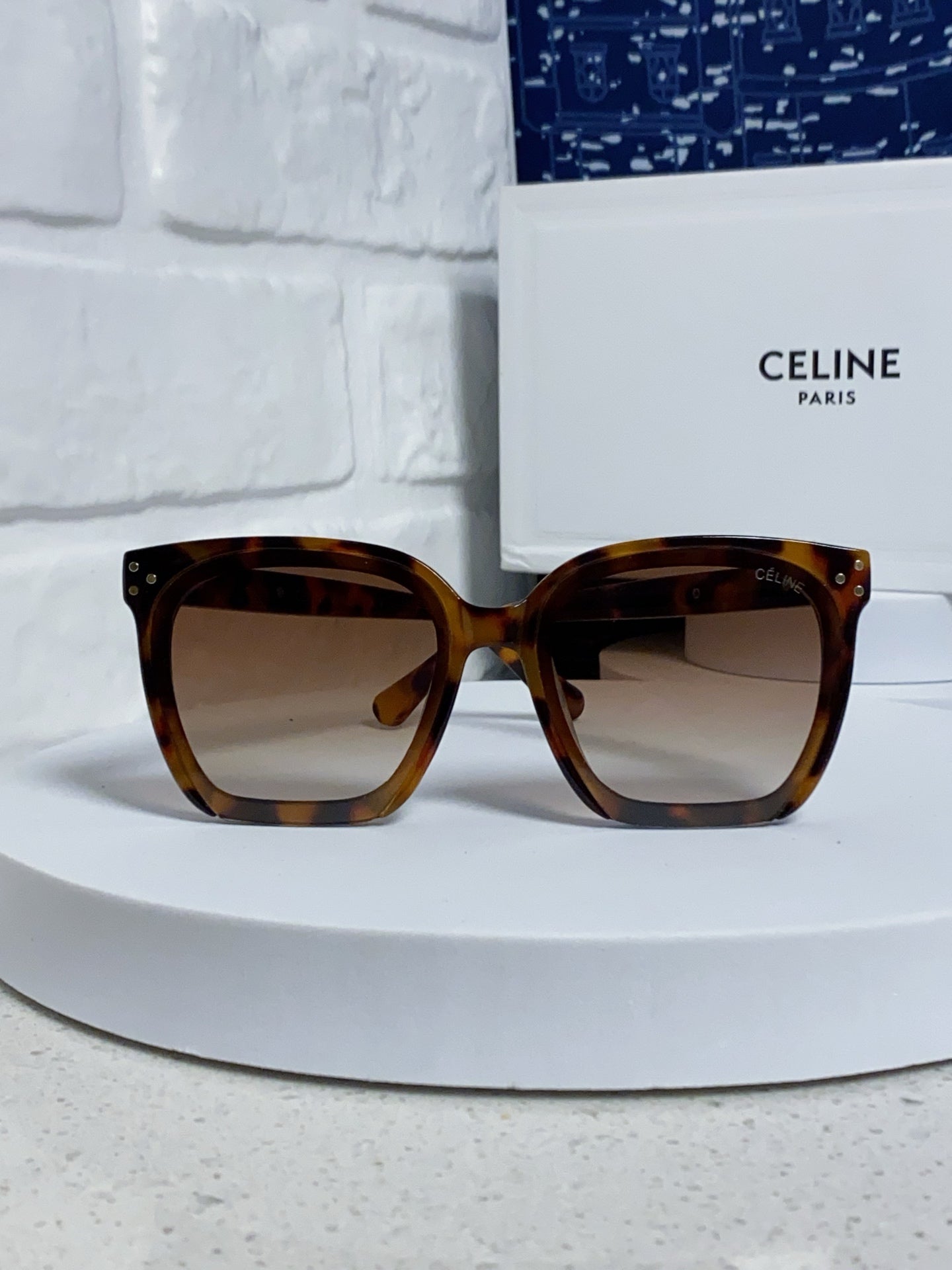 Celine Square Brown Lens Sunglasses for Men & Women - 372022 - detail image 2