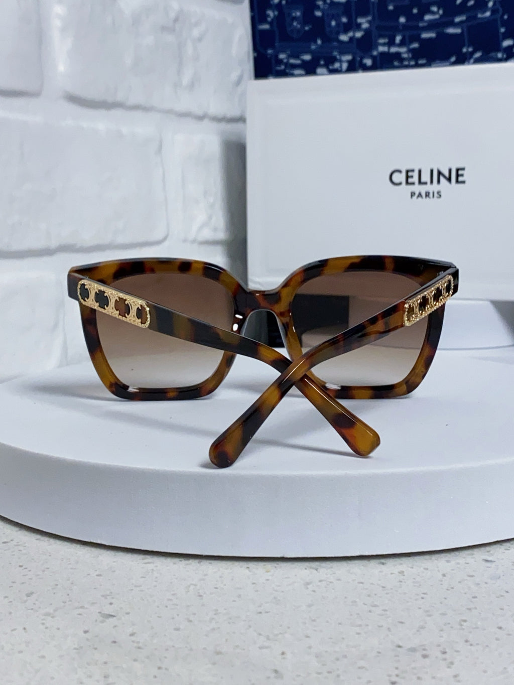 Celine Square Brown Lens Sunglasses for Men & Women - 372022 - detail image 3