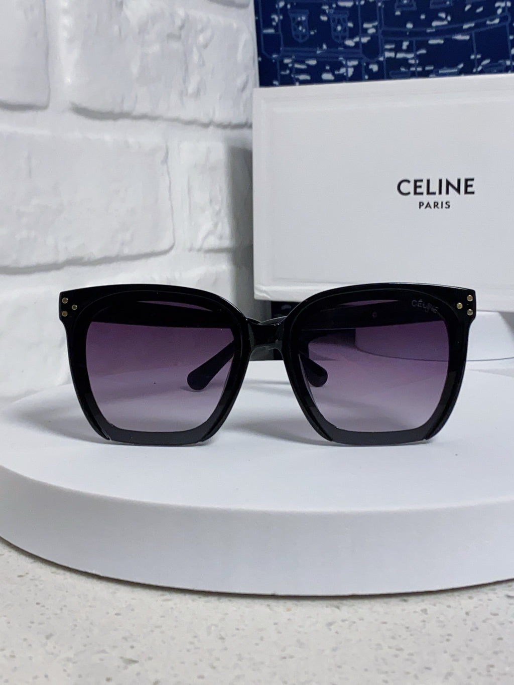 Celine Square Purple Lens Sunglasses for Men & Women - 934646 - detail image 2