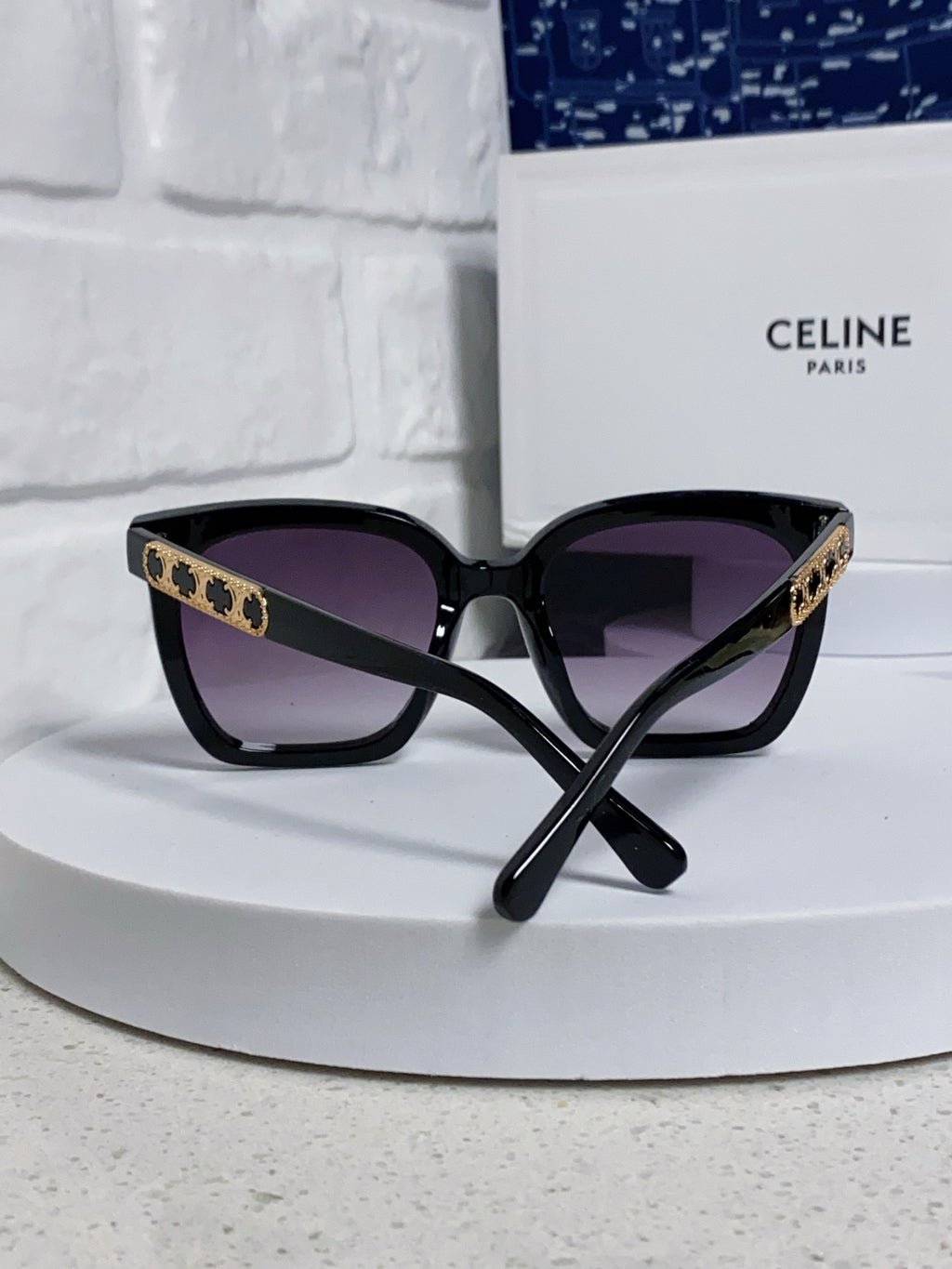 Celine Square Purple Lens Sunglasses for Men & Women - 934646 - detail image 3