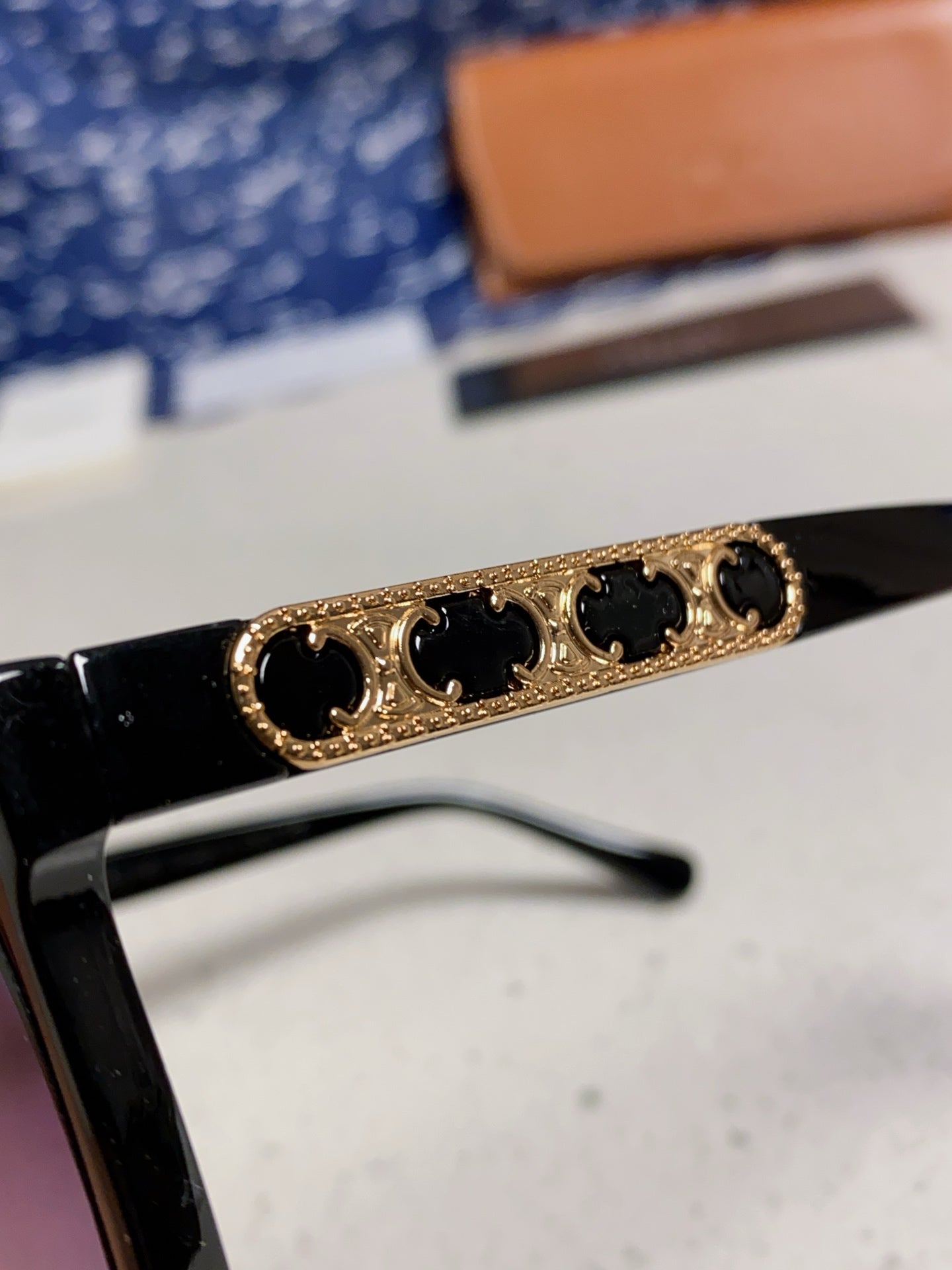 Celine Square Purple Lens Sunglasses for Men & Women - 372023 - detail image 7