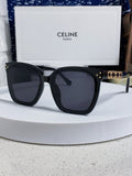 Celine Square Black Lens Sunglasses for Men & Women - 372024