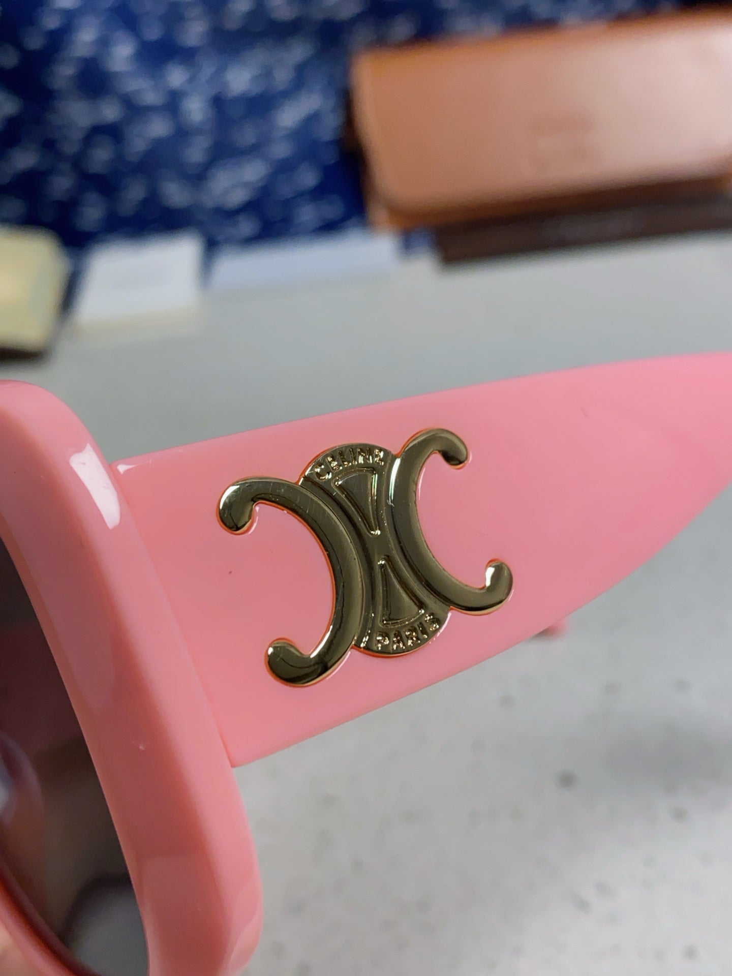 Celine Oversized Red Lens Sunglasses for Men & Women - detail image 7