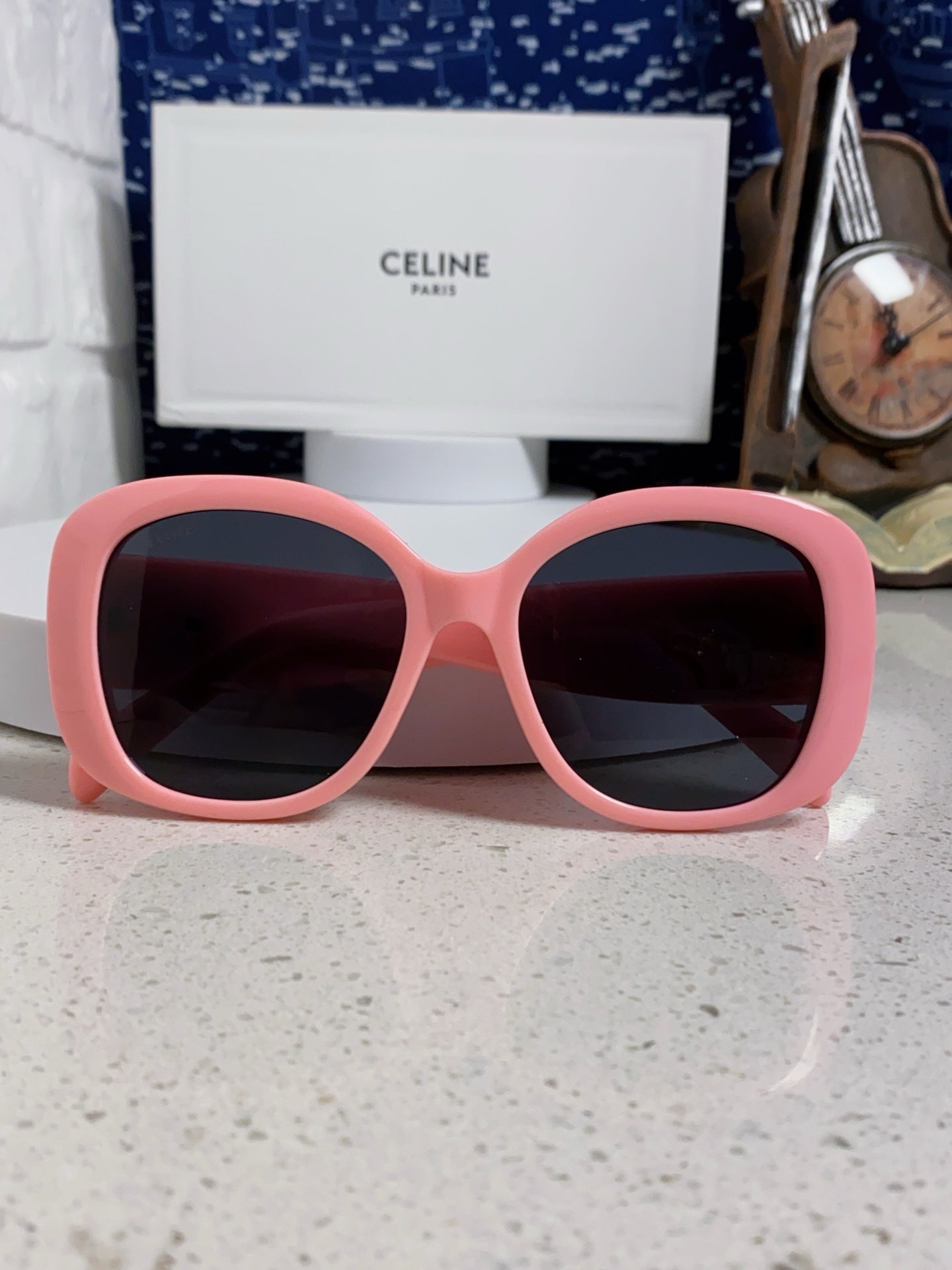 Celine Oversized Red Lens Sunglasses for Men & Women - detail image 9