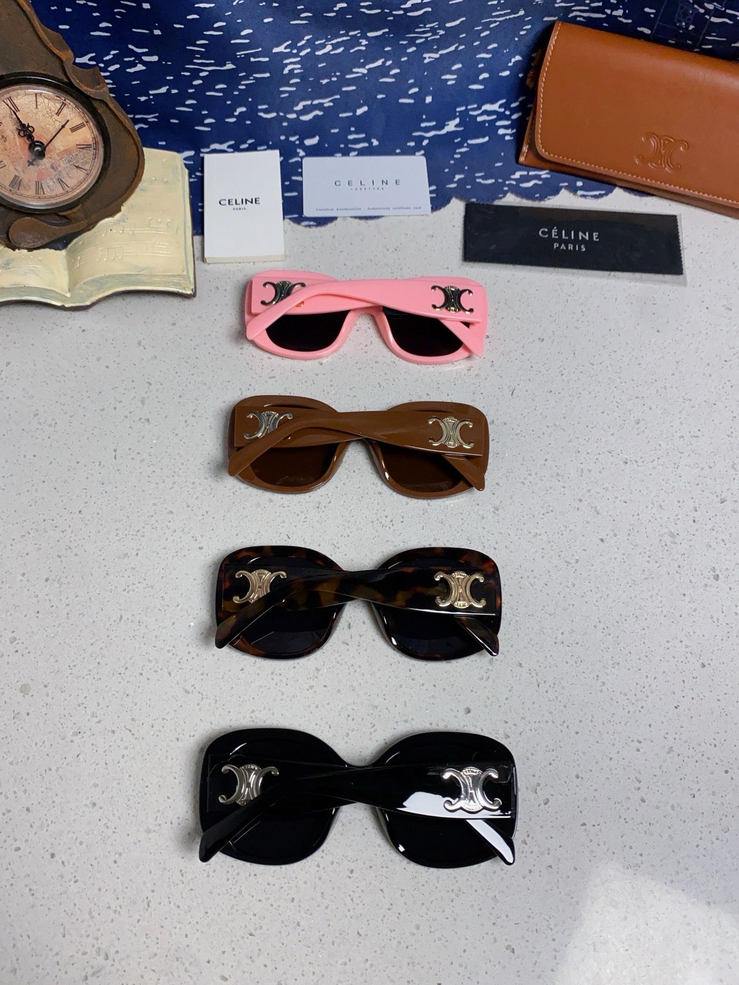 Celine Oversized Black Lens Sunglasses for Men & Women - 934650 - detail image 11