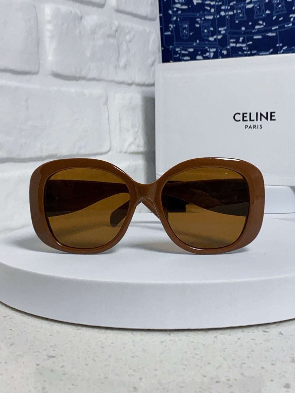 Celine Oversized Brown Lens Sunglasses for Men & Women - 372015