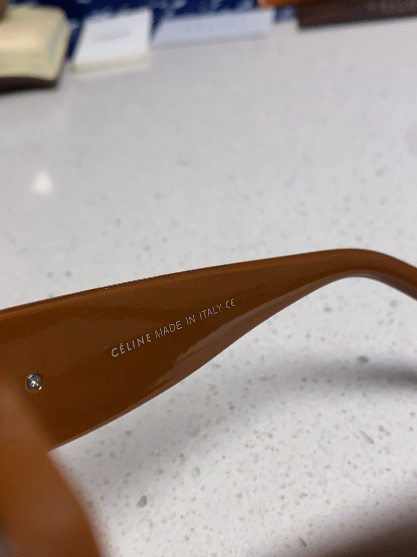 Celine Oversized Brown Lens Sunglasses for Men & Women - 372015 - detail image 7