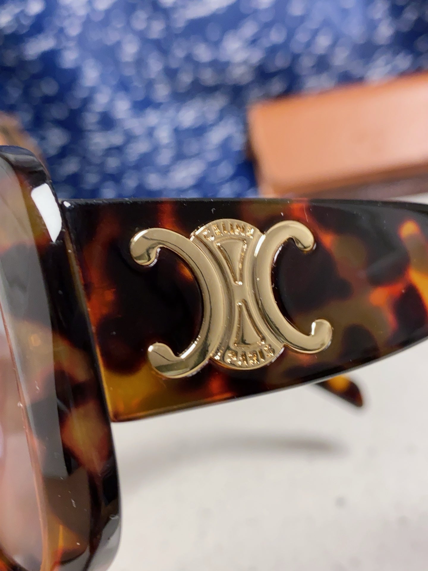 Celine Oversized Black Lens Sunglasses for Men & Women - 372016 - detail image 7