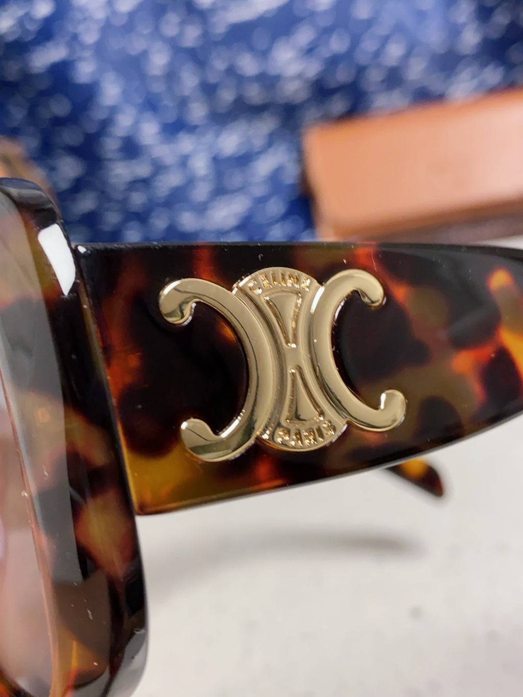 Celine Oversized Black Lens Sunglasses for Men & Women - 934650 - detail image 7