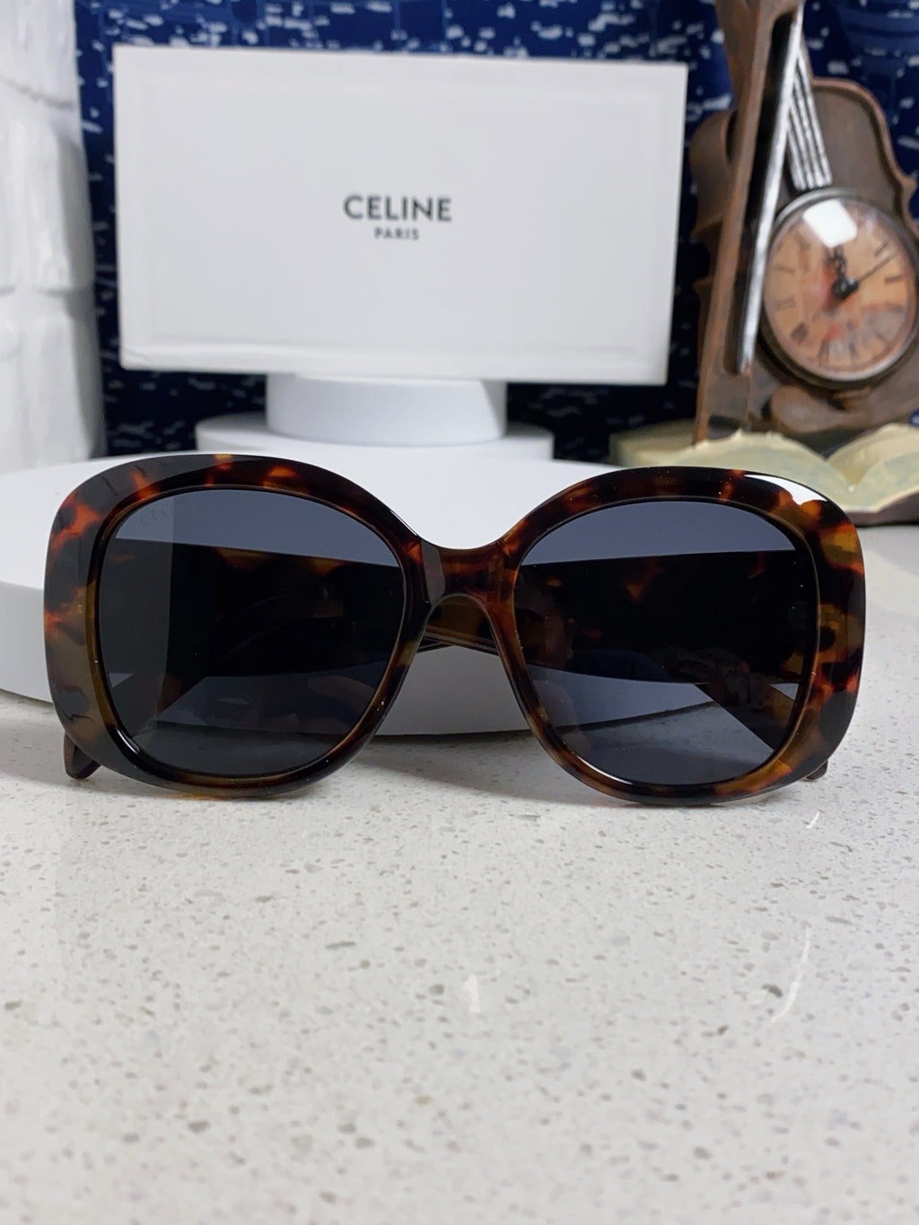 Celine Oversized Black Lens Sunglasses for Men & Women - 372016 - detail image 9