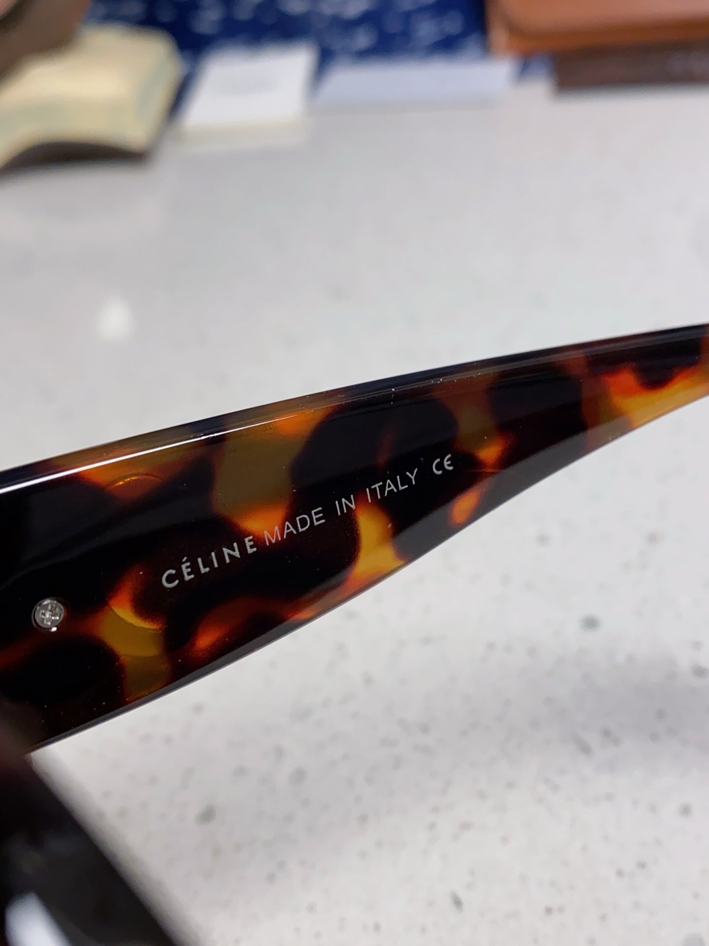 Celine Oversized Black Lens Sunglasses for Men & Women - 372016 - detail image 8