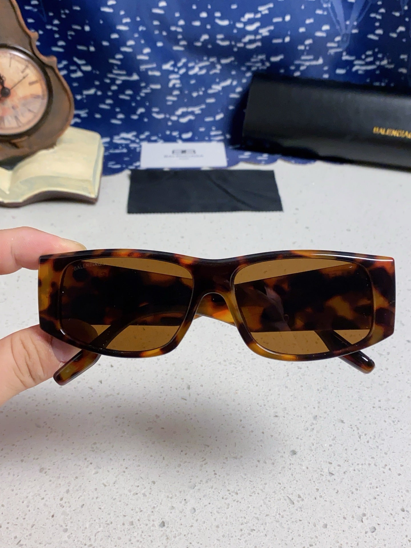 Balenciaga Square Black Lens Sunglasses for Men & Women - 935203 - detail image 3