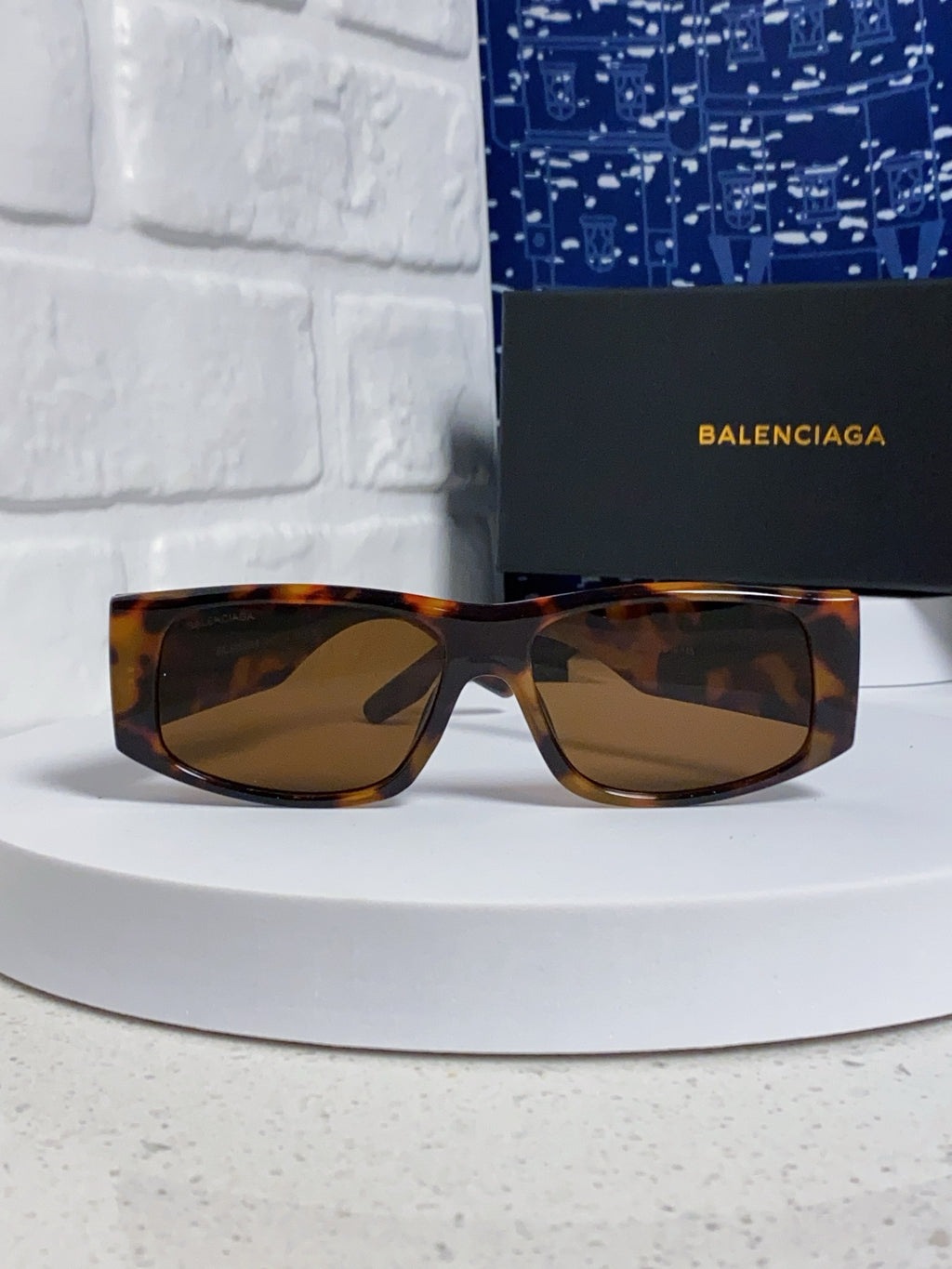 Balenciaga Square Black Lens Sunglasses for Men & Women - 935203
