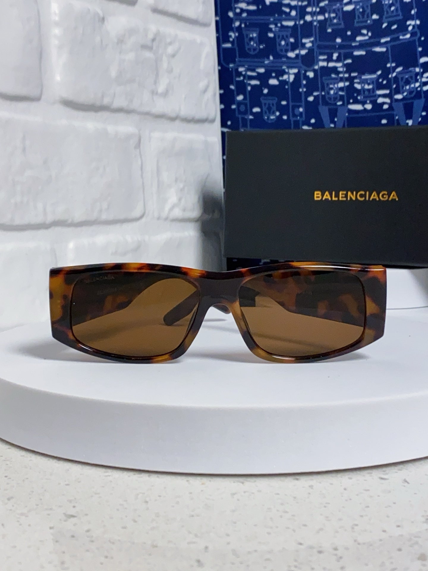 Balenciaga Square Black Lens Sunglasses for Men & Women - 935203