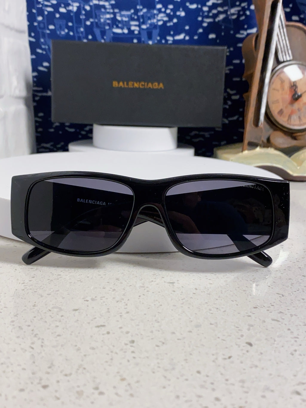 Balenciaga Square Black Lens Sunglasses for Men & Women - 372345 - detail image 8