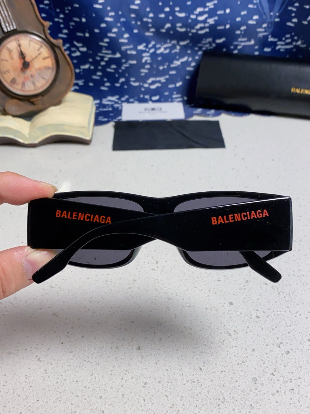 Balenciaga Square Black Lens Sunglasses for Men & Women - 935204 - detail image 4