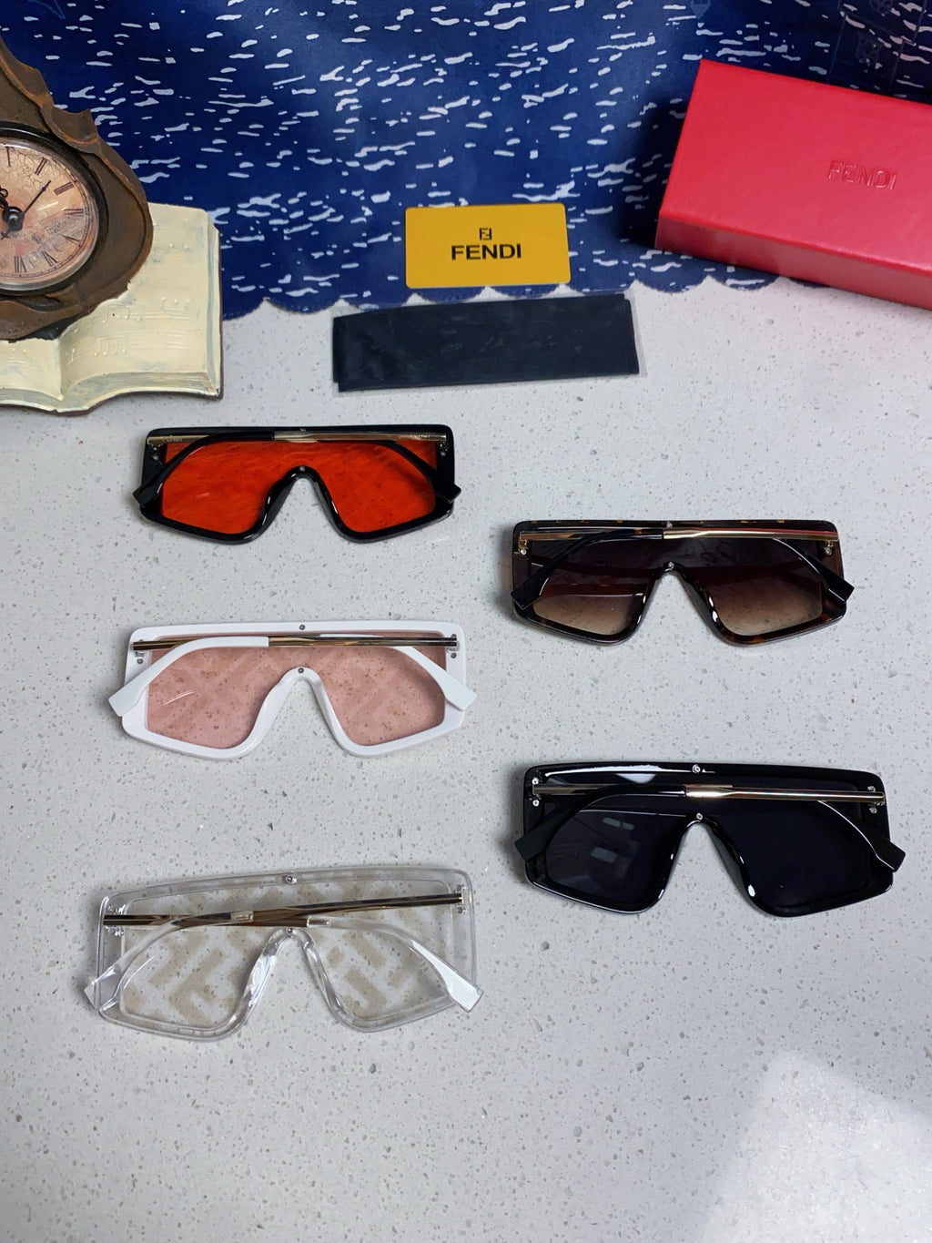 Fendi Fashion Silver Lens Sunglasses for Men & Women - 383041 - detail image 9