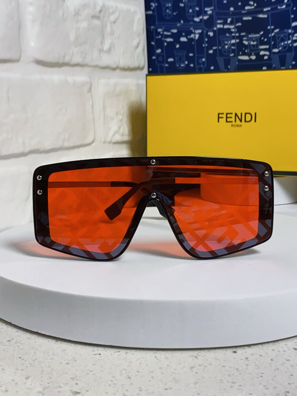 Fendi Fashion Red Lens Sunglasses for Men & Women - 383040 - detail image 2