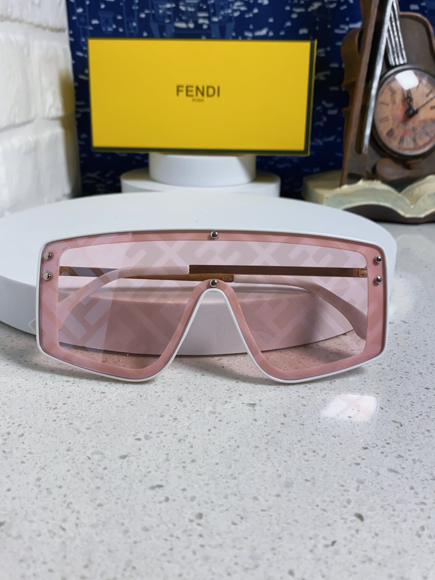 Fendi Fashion Silver Lens Sunglasses for Men & Women - 383041 - detail image 7
