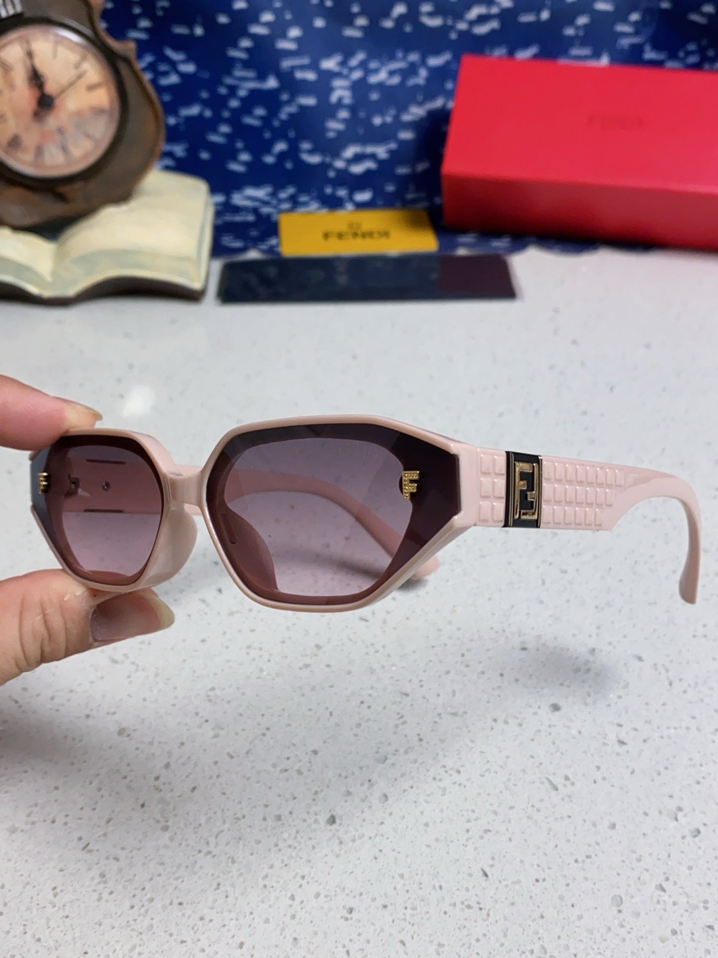 Fendi Fashion Red Lens Sunglasses for Men & Women - 383043 - detail image 6