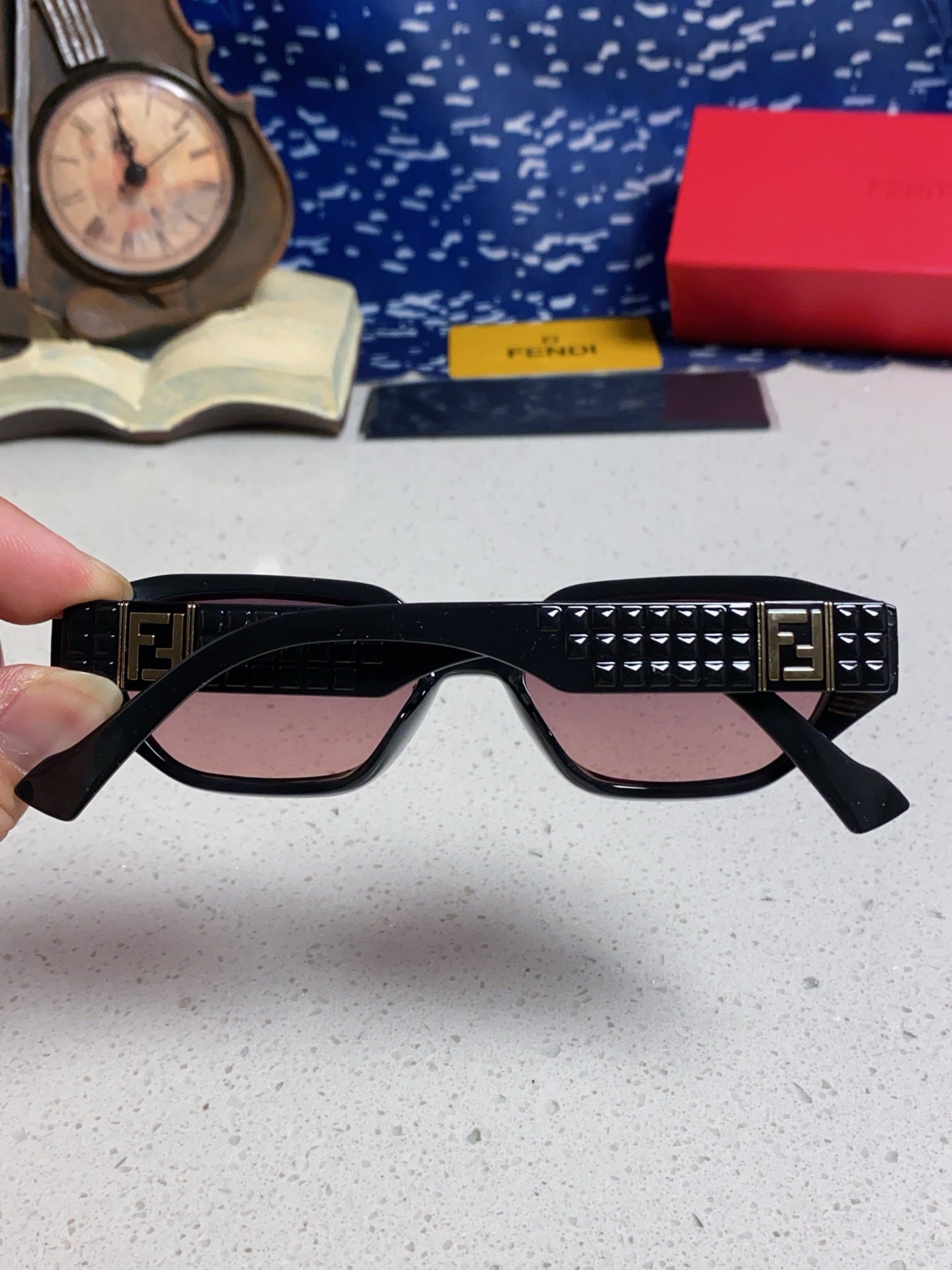 Fendi Fashion Silver Lens Sunglasses for Men & Women - 383039 - detail image 5