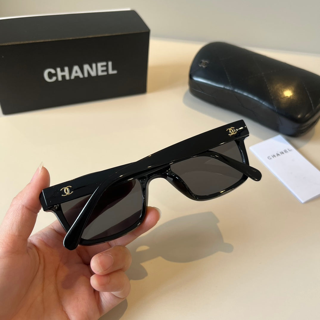 Chanel Square Black Lens Sunglasses for Men & Women - 493476 - detail image 7