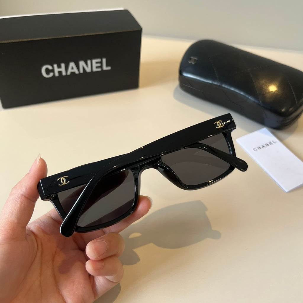 Chanel Square Black Lens Sunglasses for Men & Women - 465103 - detail image 7