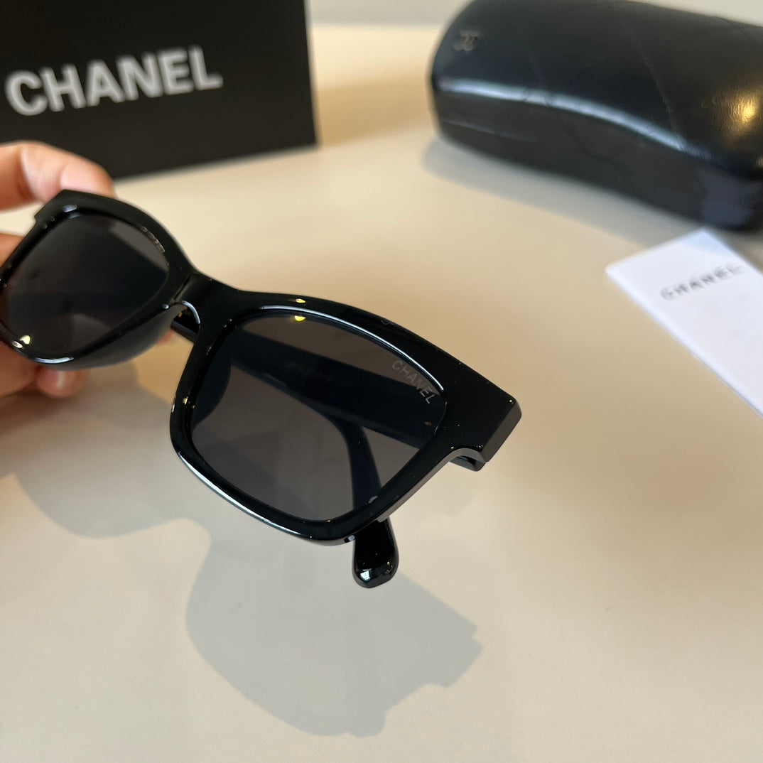 Chanel Square Black Lens Sunglasses for Men & Women - 465103 - detail image 9