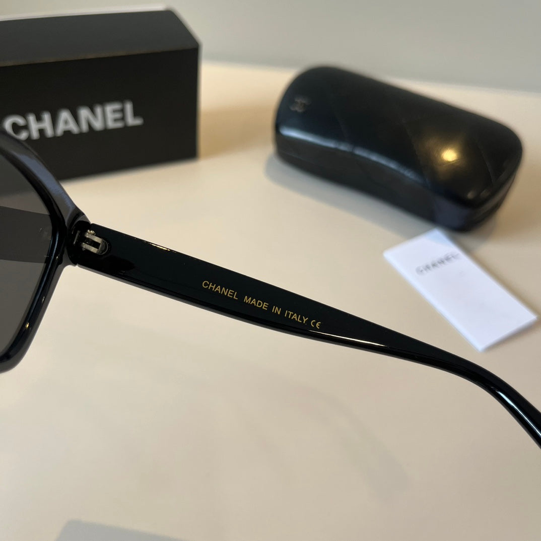 Chanel Square Black Lens Sunglasses for Men & Women - 493476 - detail image 5