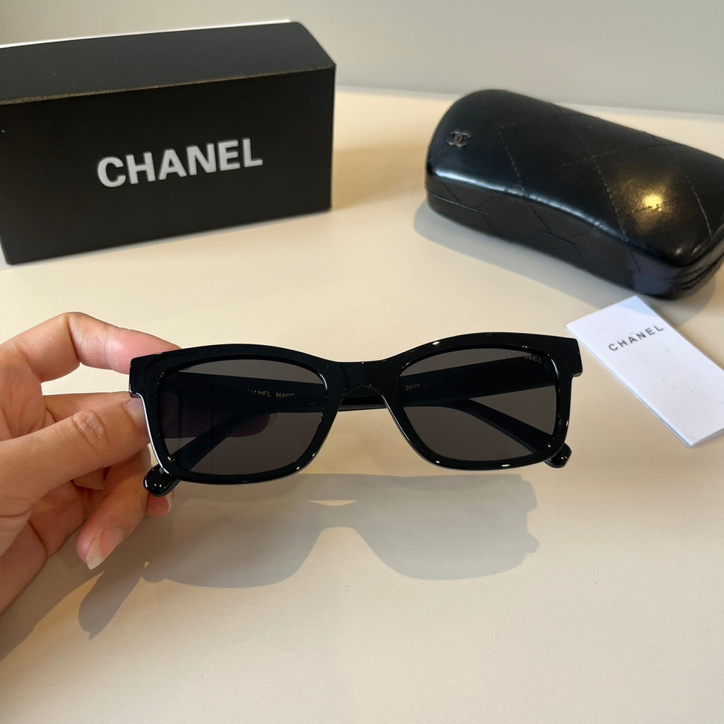 Chanel Square Black Lens Sunglasses for Men & Women - 465103 - detail image 10