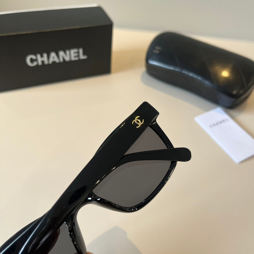 Chanel Square Black Lens Sunglasses for Men & Women - 431536 - detail image 8