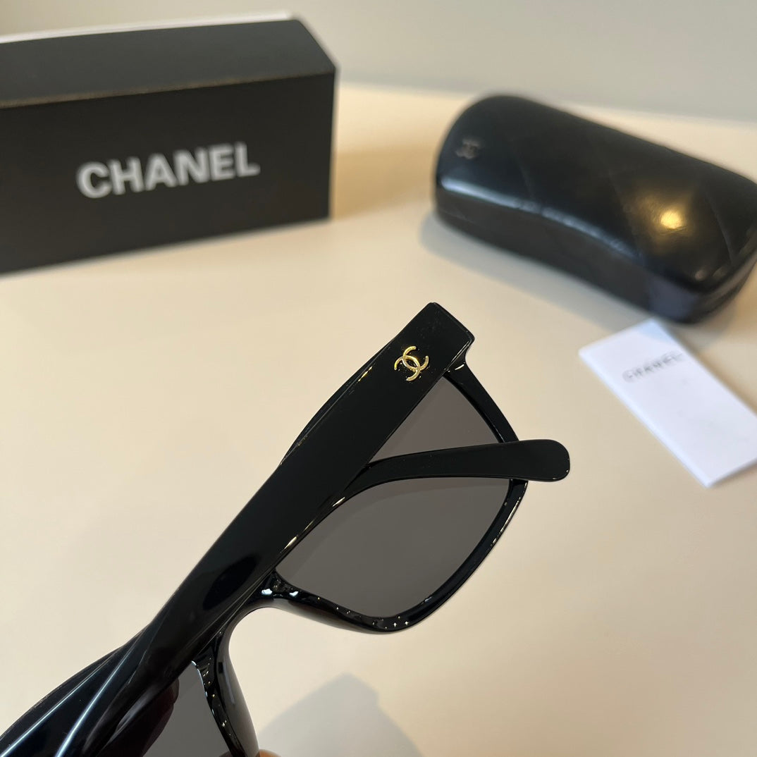 Chanel Square Black Lens Sunglasses for Men & Women - 431536 - detail image 8