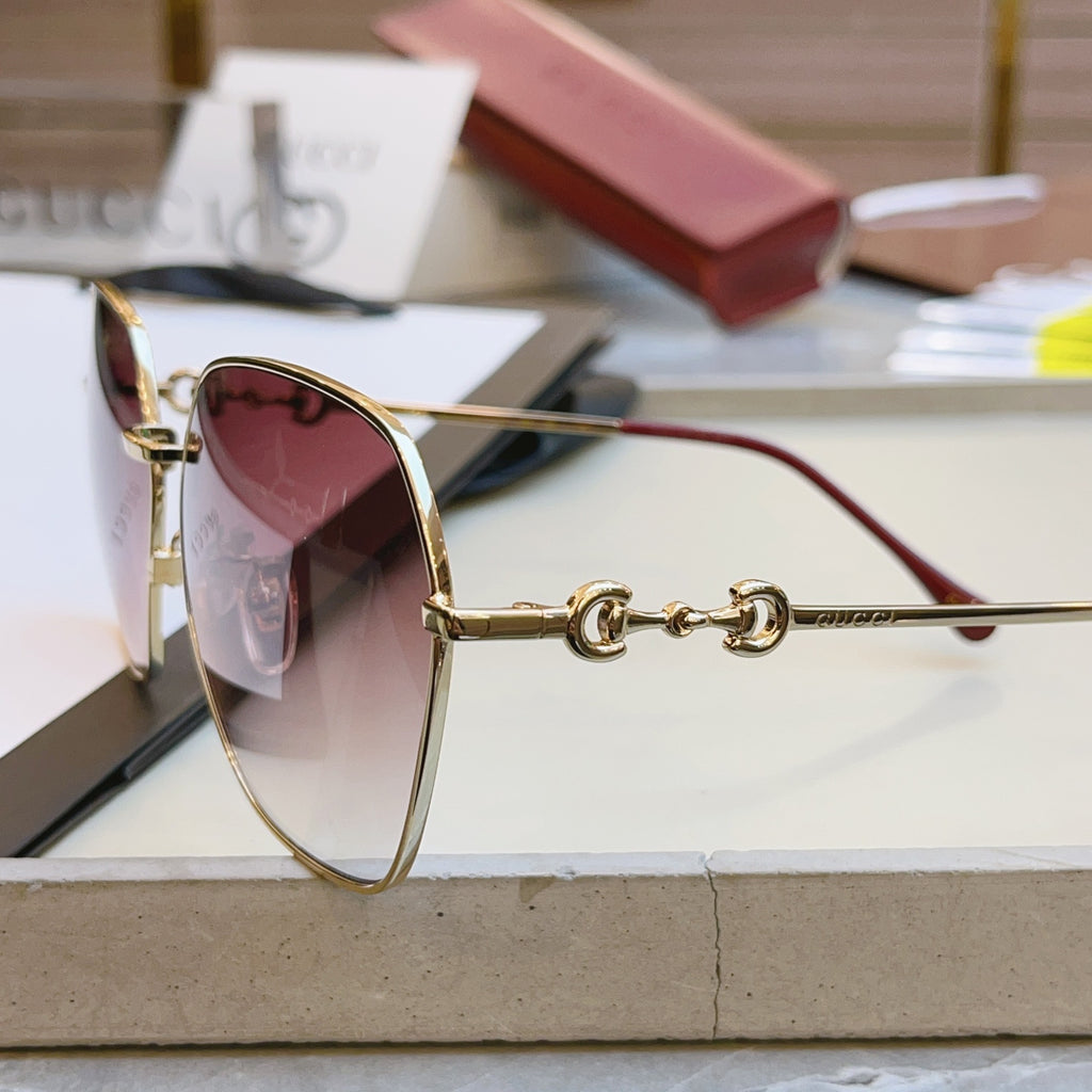 Gucci GG0882SA Square Red Lens Sunglasses for Men & Women - detail image 8
