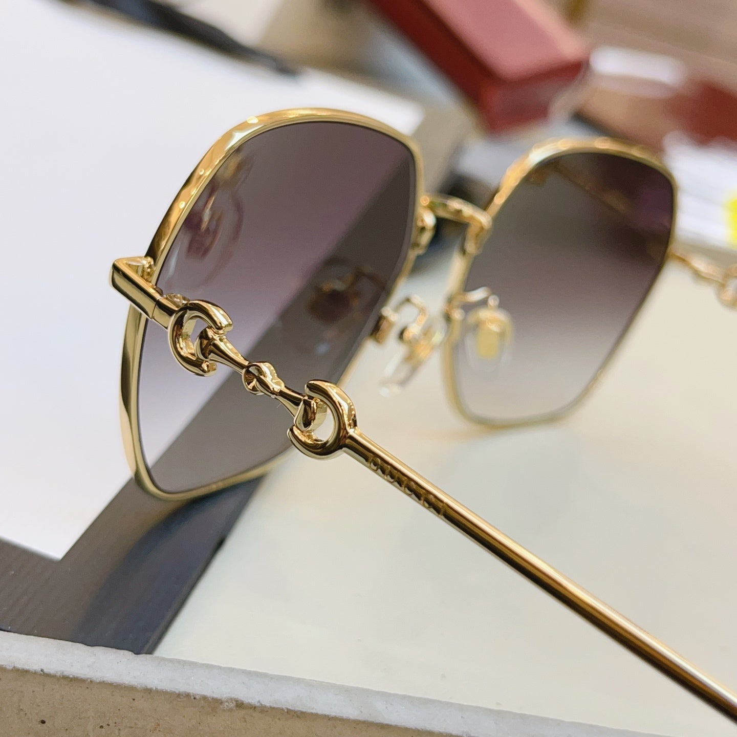 Gucci GG0882SA Square Black Lens Sunglasses for Men & Women - detail image 8