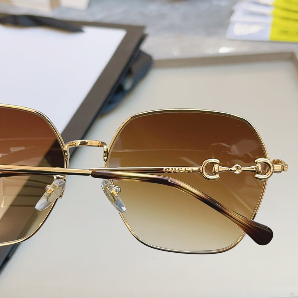 Gucci GG0882SA Square Brown Lens Sunglasses for Men & Women - detail image 3